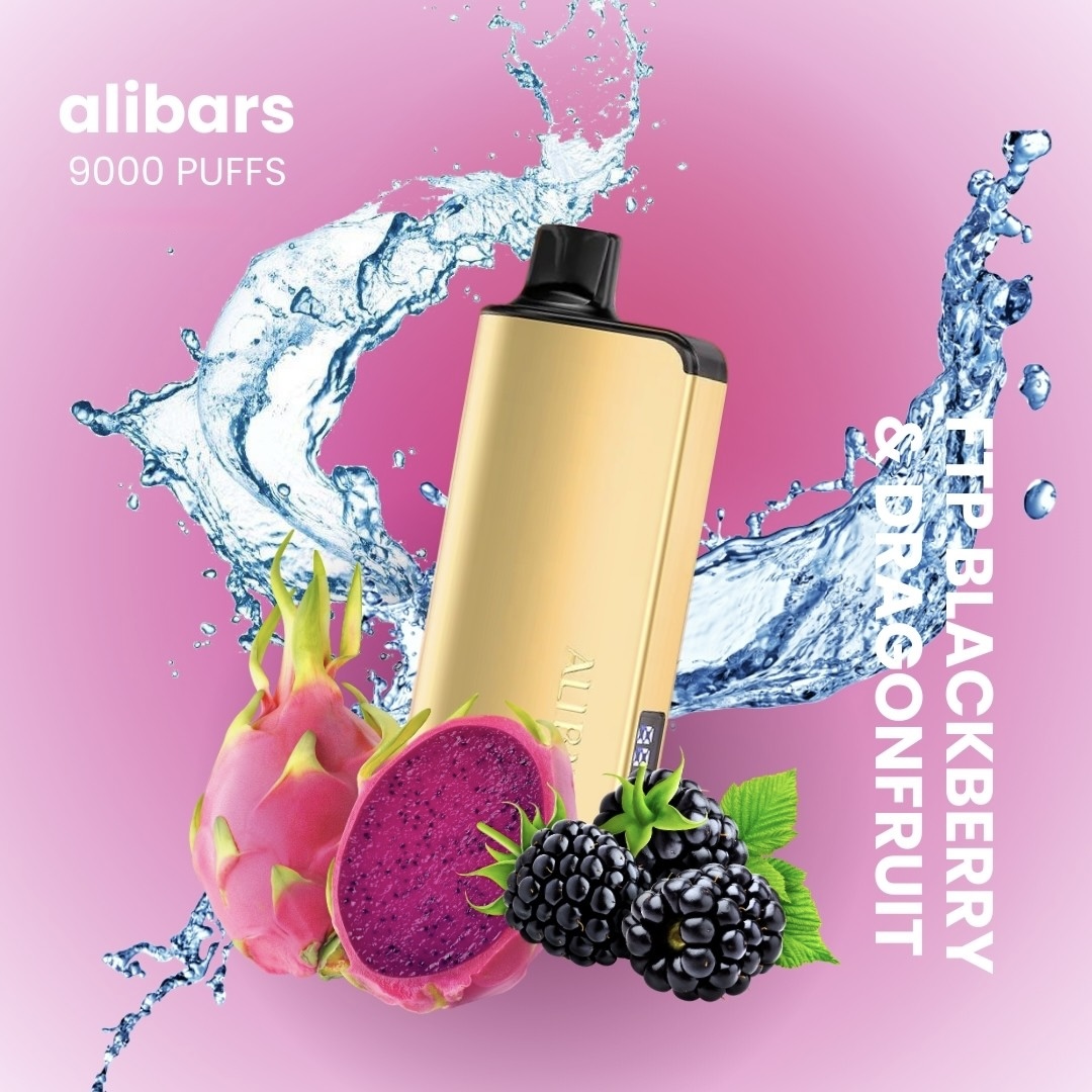 ALIBARBAR Ingot 9000 Puff Vape – FTP (Blackberry Dragon Fruit)