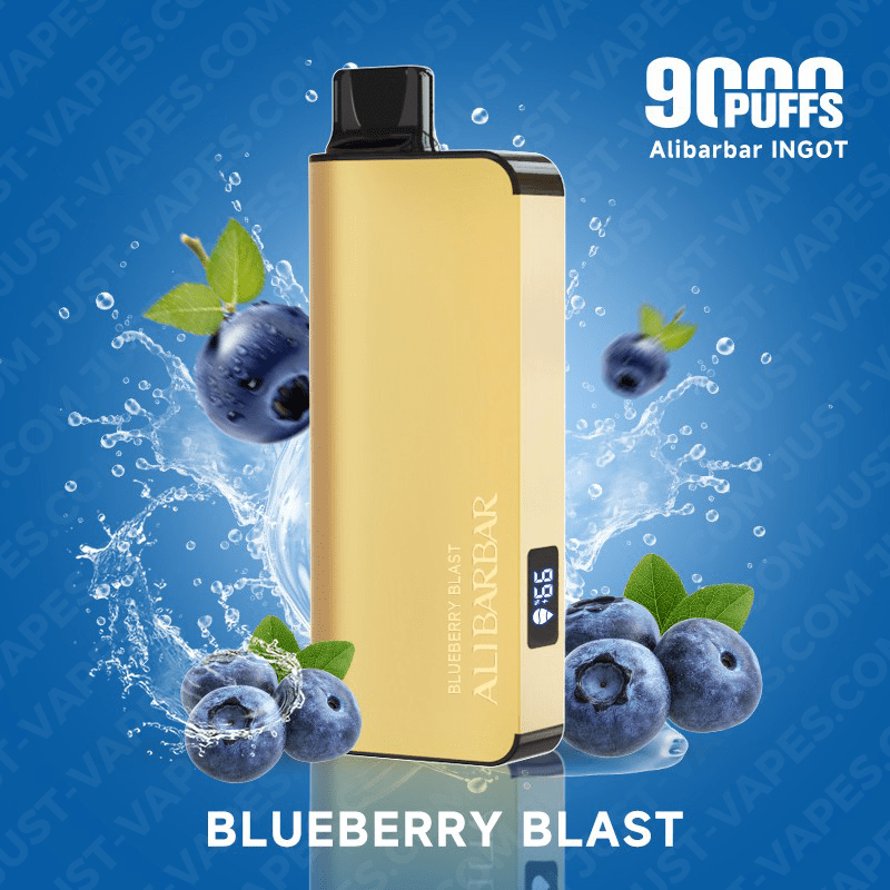 alibarbar vape 9000 bluebrry blast ingot