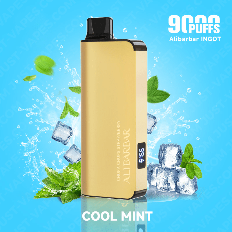 alibarbar vape 9000 cool mint ingot