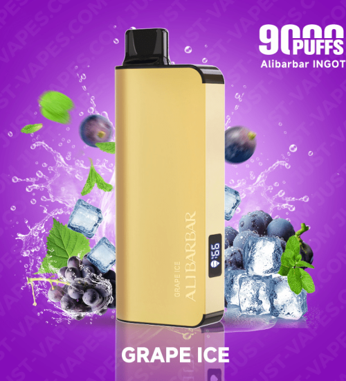 Alibarbar vape 9000 grape ice ingot