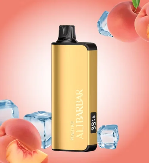 Peach ice vape – alibarbar ingot 9000 puff